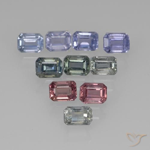 Shop natural 3.06ct マルチカラー サファイア gems, 八角形 / エメラルドカット, from タンザニア at GemSelect. In stock, global shipping!