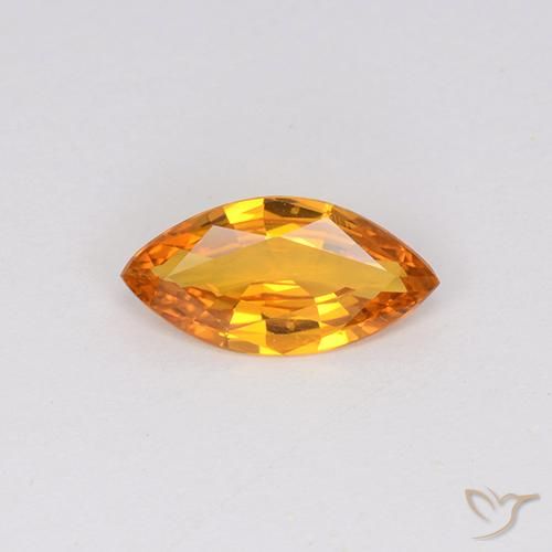 1.00ct 天然 ゴールド サファイア, マーキーズ, VVS
