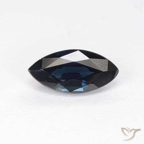 1.20ct 天然 ミッドナイトブルー サファイア, マーキーズ, VVS