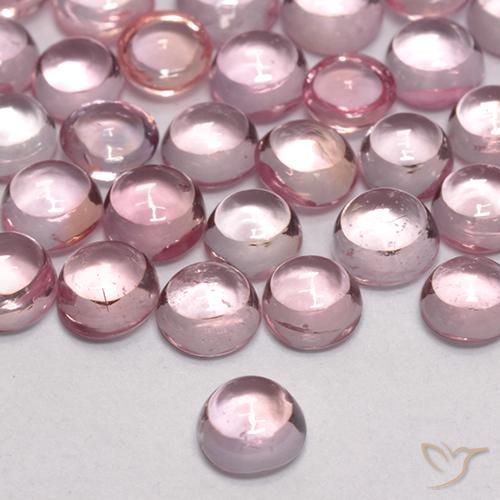 0.22ct 天然 薄いバブルガムピンク サファイア, ラウンド, 透明