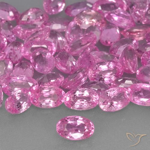 0.31ct 天然 ミディアムピンク サファイア, 楕円形, VS
