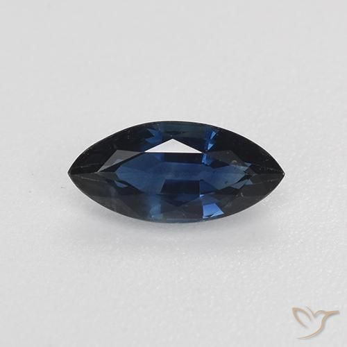 0.70ct 天然 ロイヤルブルー サファイア, マーキーズ, VVS-VS