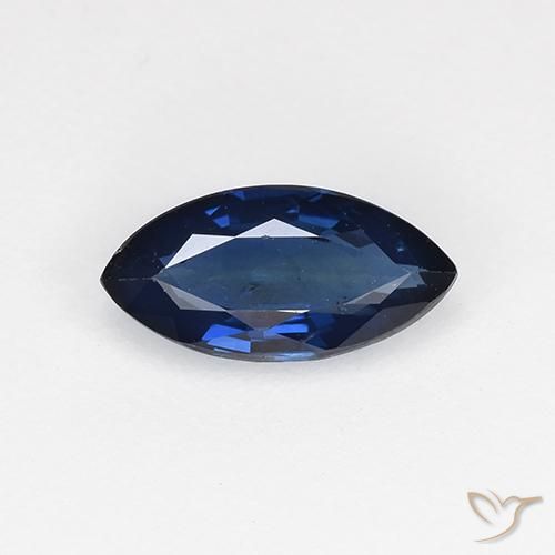 0.64ct 天然 トワイライトブルー サファイア, マーキーズ, VVS-VS