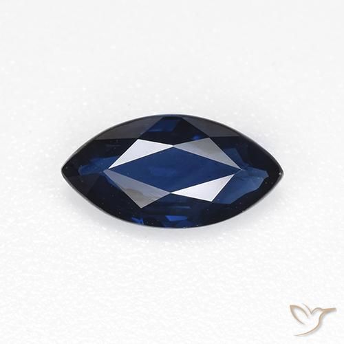 0.66ct 天然 トワイライトブルー サファイア, マーキーズ, VVS-VS