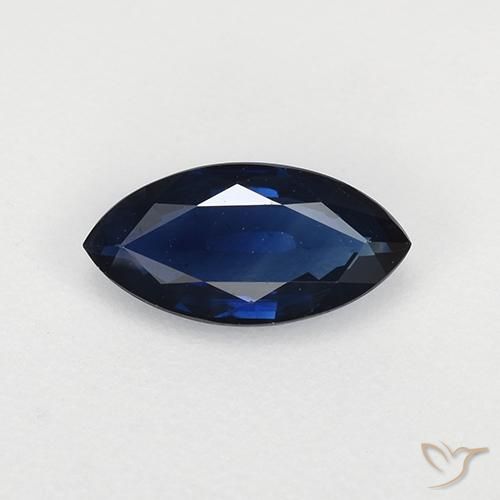 0.67ct 天然 トワイライトブルー サファイア, マーキーズ, VVS-VS