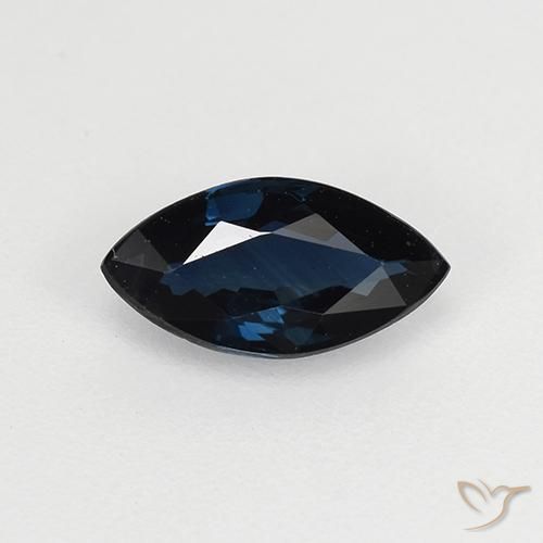 0.69ct 天然 ミッドナイトブルー サファイア, マーキーズ, VVS