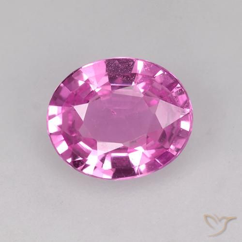 0.70ct 天然 ディープピンク サファイア, 楕円形, VVS-VS