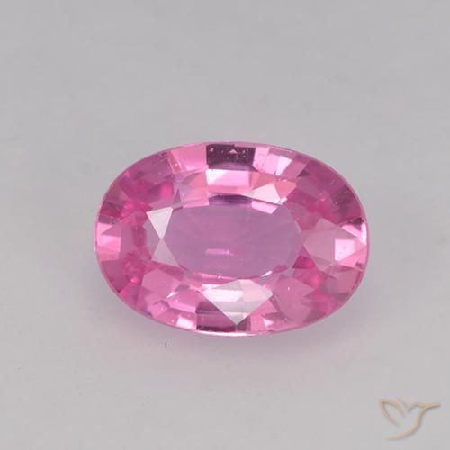 0.68ct 天然 ディープピンク サファイア, 楕円形, VVS-VS