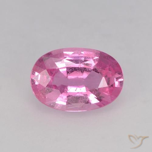 0.66ct 天然 ディープピンク サファイア, 楕円形, VVS-VS