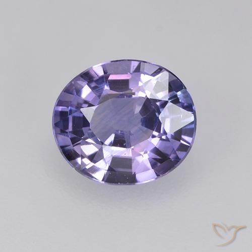0.76ct 天然 ナスバイオレット サファイア, 楕円形, VS
