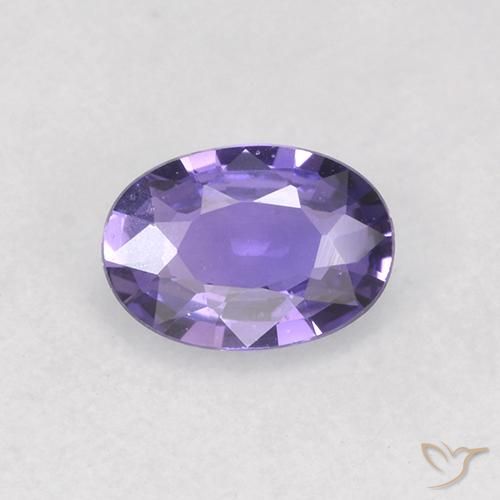 0.50ct 天然 ディープバイオレット サファイア, 楕円形, VVS-VS