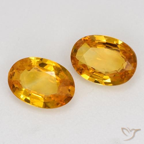 Shop natural 1.25ct ミディアムオレンジ サファイア gems, 楕円形, from マダガスカル at GemSelect. In stock, global shipping!