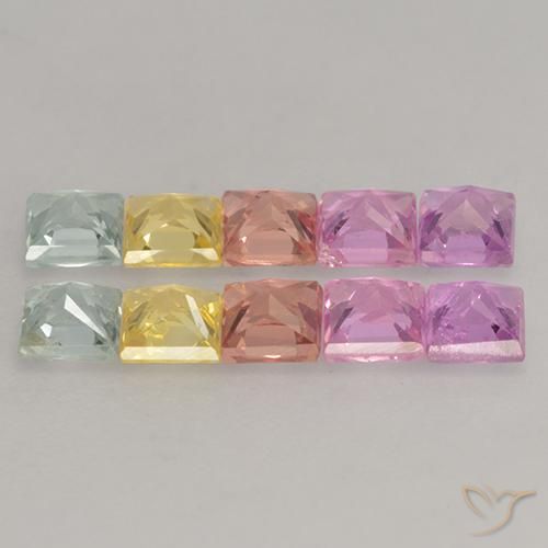 Shop natural 2.24ct マルチカラー サファイア gems, 四角形, from タンザニア at GemSelect. In stock, global shipping!
