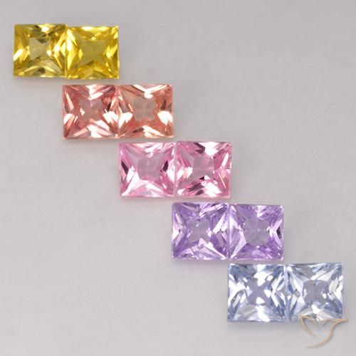 Shop natural 2.43ct マルチカラー サファイア gems, 四角形, from タンザニア at GemSelect. In stock, global shipping!