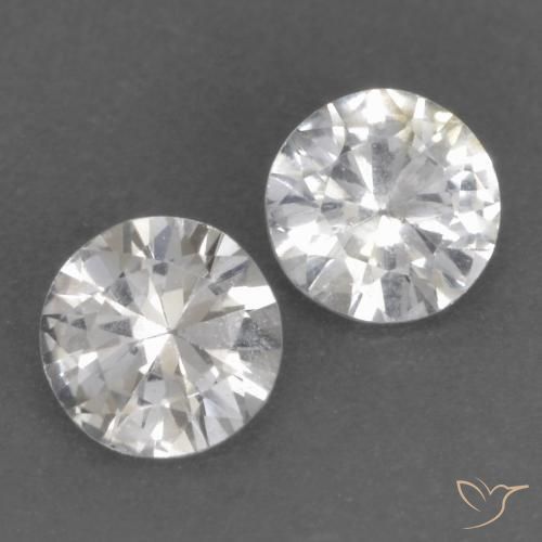 Shop natural 0.75ct ホワイト サファイア gems, ラウンド, from マダガスカル at GemSelect. In stock, global shipping!