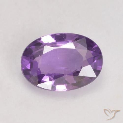 0.48ct 天然 アイリスバイオレット サファイア, 楕円形, VS