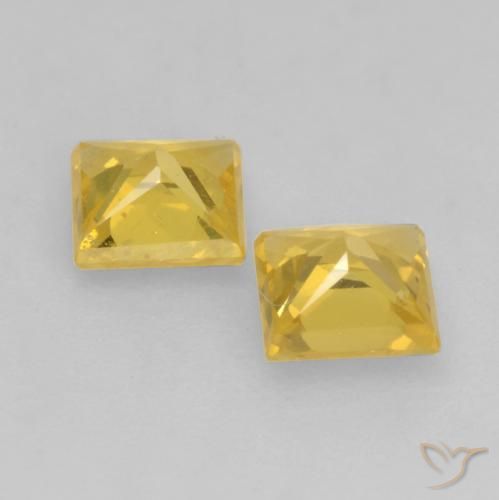 Shop natural 0.55ct ゴールド サファイア gems, 四角形, from タンザニア at GemSelect. In stock, global shipping!