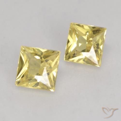 Shop natural 0.55ct トスカーナイエロー サファイア gems, 四角形, from タンザニア at GemSelect. In stock, global shipping!
