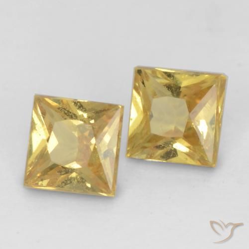 Shop natural 0.56ct ゴールド サファイア gems, 四角形, from タンザニア at GemSelect. In stock, global shipping!