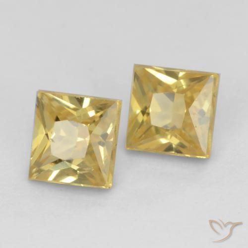 Shop natural 0.56ct ゴールド サファイア gems, 四角形, from タンザニア at GemSelect. In stock, global shipping!