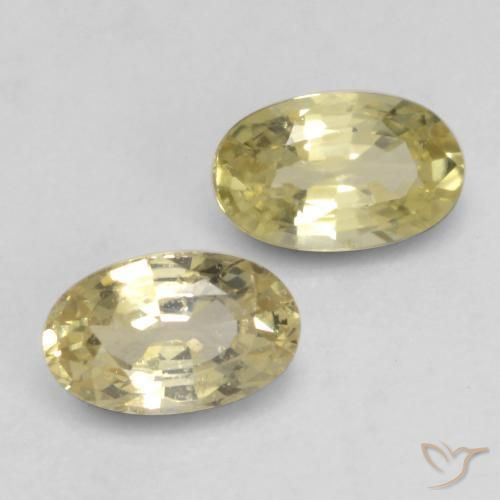 Shop natural 0.64ct ミディアム薄いイエロー サファイア gems, 楕円形, from タンザニア at GemSelect. In stock, global shipping!