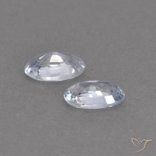 Shop natural 0.55ct 青みがかったホワイト サファイア gems, 楕円形, from タンザニア at GemSelect. In stock, global shipping!