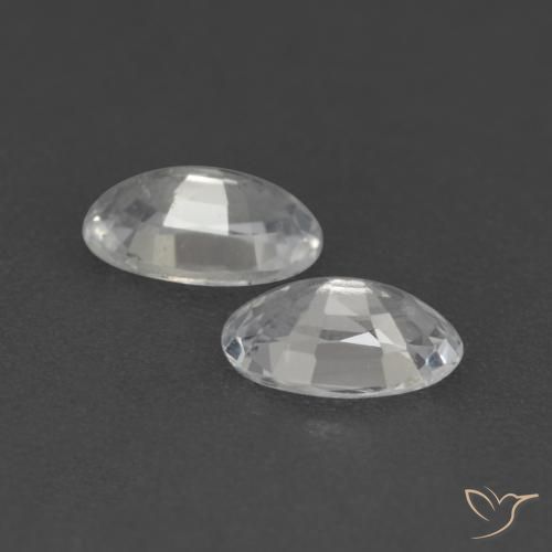 Shop natural 0.54ct ホワイト サファイア gems, 楕円形, from タンザニア at GemSelect. In stock, global shipping!