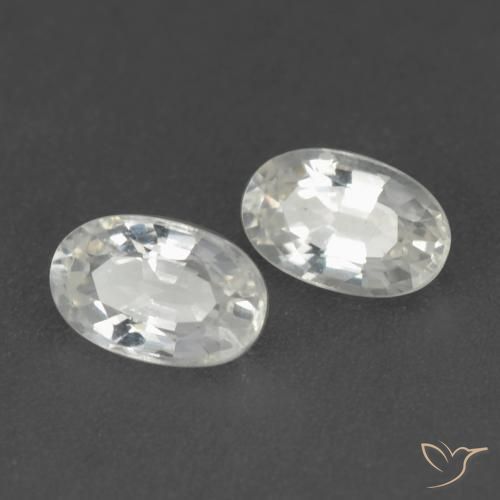 Shop natural 0.59ct ホワイト サファイア gems, 楕円形, from タンザニア at GemSelect. In stock, global shipping!