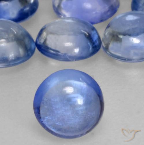 0.31ct 天然 ブルー サファイア, ラウンド, 透明