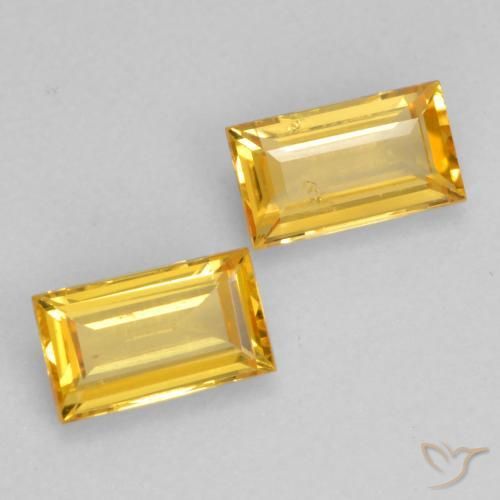 Shop natural 0.64ct ゴールド サファイア gems, バゲット, from タンザニア at GemSelect. In stock, global shipping!