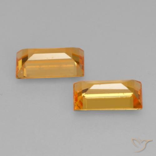 Shop natural 0.63ct ミディアムオレンジ サファイア gems, バゲット, from タンザニア at GemSelect. In stock, global shipping!
