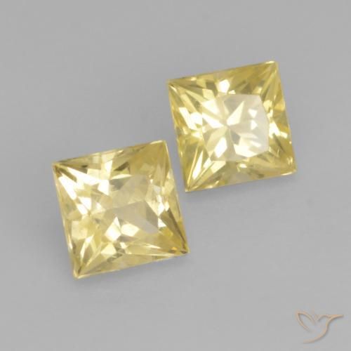 Shop natural 0.78ct 薄いゴールド サファイア gems, 四角形, from タンザニア at GemSelect. In stock, global shipping!
