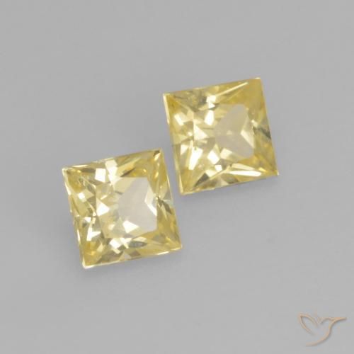 Shop natural 0.51ct ライトイエロー サファイア gems, 四角形, from タンザニア at GemSelect. In stock, global shipping!