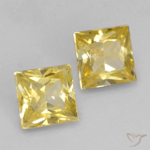 Shop natural 0.51ct トスカーナイエロー サファイア gems, 四角形, from タンザニア at GemSelect. In stock, global shipping!