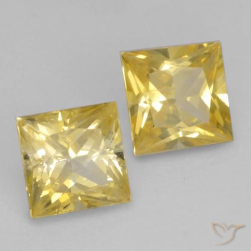 Shop natural 0.76ct トスカーナイエロー サファイア gems, 四角形, from タンザニア at GemSelect. In stock, global shipping!