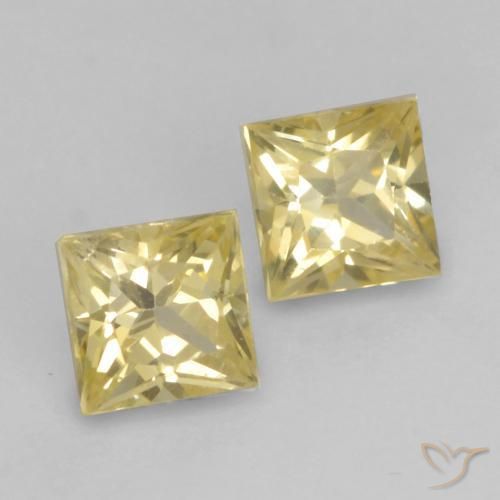 Shop natural 0.44ct 薄いゴールド サファイア gems, 四角形, from タンザニア at GemSelect. In stock, global shipping!