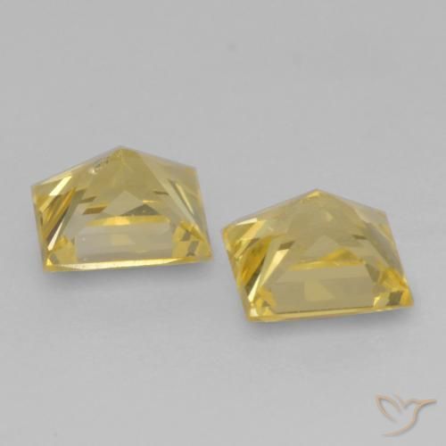 Shop natural 0.63ct ミディアムイエロー サファイア gems, 四角形, from タンザニア at GemSelect. In stock, global shipping!