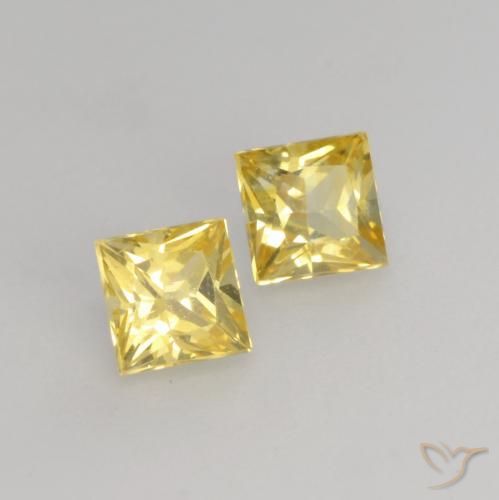Shop natural 0.53ct トスカーナイエロー サファイア gems, 四角形, from タンザニア at GemSelect. In stock, global shipping!