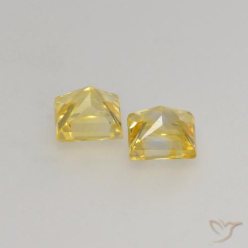 Shop natural 0.53ct トスカーナイエロー サファイア gems, 四角形, from タンザニア at GemSelect. In stock, global shipping!