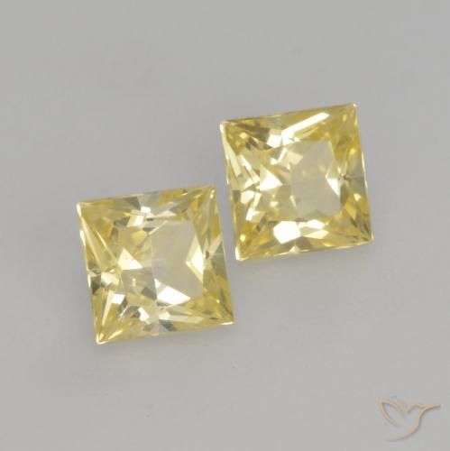 Shop natural 0.71ct ミディアム薄いイエロー サファイア gems, 四角形, from タンザニア at GemSelect. In stock, global shipping!