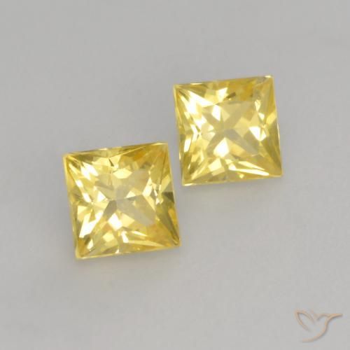 Shop natural 0.66ct トスカーナイエロー サファイア gems, 四角形, from タンザニア at GemSelect. In stock, global shipping!