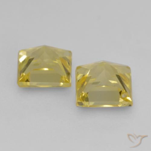 Shop natural 0.64ct ミディアムイエロー サファイア gems, 四角形, from タンザニア at GemSelect. In stock, global shipping!