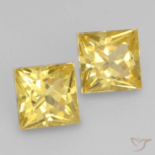 Shop natural 0.74ct トスカーナイエロー サファイア gems, 四角形, from タンザニア at GemSelect. In stock, global shipping!