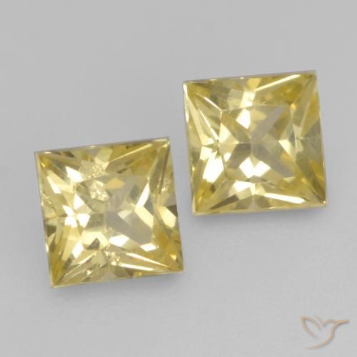 Shop natural 0.49ct トスカーナイエロー サファイア gems, 四角形, from タンザニア at GemSelect. In stock, global shipping!