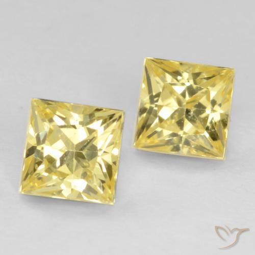 Shop natural 0.64ct トスカーナイエロー サファイア gems, 四角形, from タンザニア at GemSelect. In stock, global shipping!