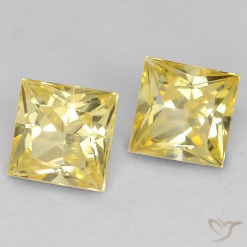Shop natural 0.70ct ミディアムイエロー サファイア gems, 四角形, from タンザニア at GemSelect. In stock, global shipping!
