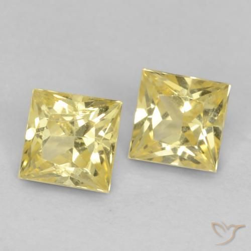 Shop natural 0.41ct ミディアム薄いイエロー サファイア gems, 四角形, from タンザニア at GemSelect. In stock, global shipping!