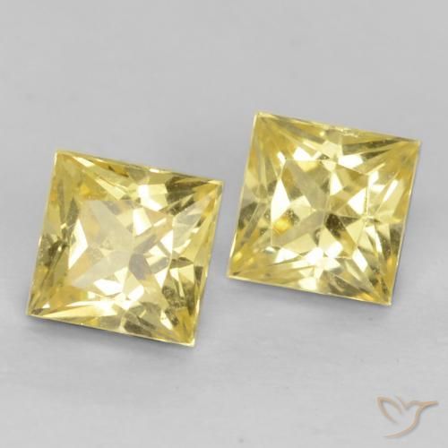 Shop natural 0.68ct ミディアム薄いイエロー サファイア gems, 四角形, from タンザニア at GemSelect. In stock, global shipping!