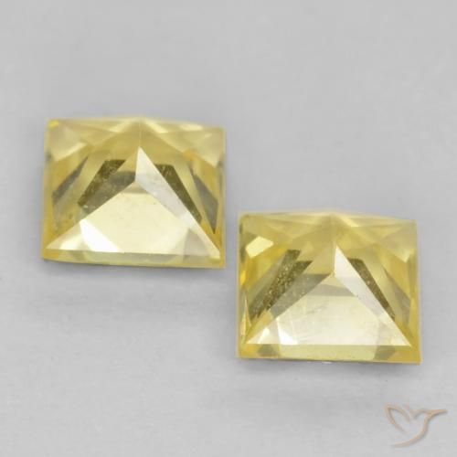 Shop natural 0.68ct ミディアム薄いイエロー サファイア gems, 四角形, from タンザニア at GemSelect. In stock, global shipping!
