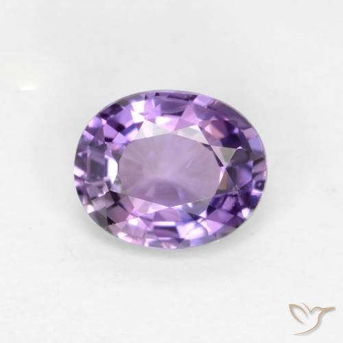 0.58ct 天然 パープルがかったバイオレット サファイア, 楕円形, VS
